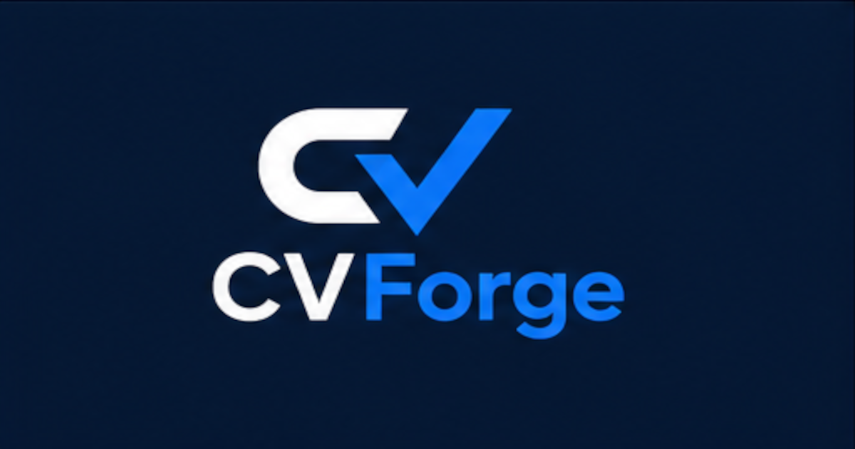 CVForge | AI CV Builder, CV Checker & Job Tailoring Tool